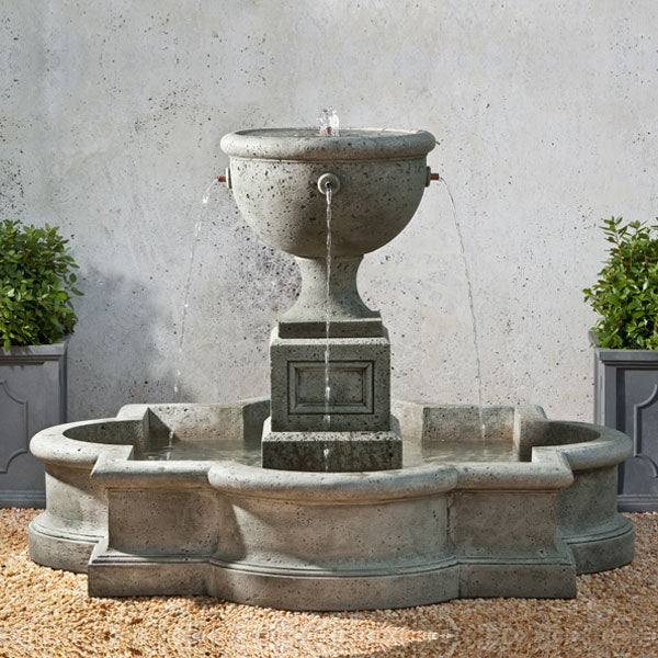 Urn Fountains Collection Image of Navonna Fountain in action.