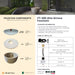 Complete overview of the Alta Girona Fountain with dimensions, weights, pump kit parts, tools, and general info. 