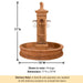 Aquitaine Pond Fountain with product details.