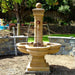 Avignon Courtyard Fountain in action in the backyard.