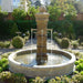 Avignon Pond Fountain in action in the backyard.