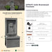 Complete overview of the Brentwood Fountain with dimensions, weights, pump kit parts, tools, and general info.
