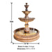 Calanthia Three Tier Pond Fountain with product details.