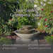Carrera Oval Fountain handcrafted from cast stone