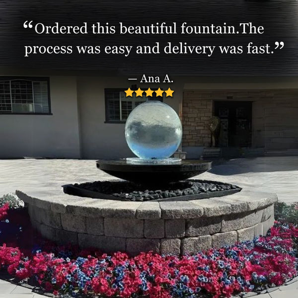 Crystal Sphere Fountain Kit Review Img01