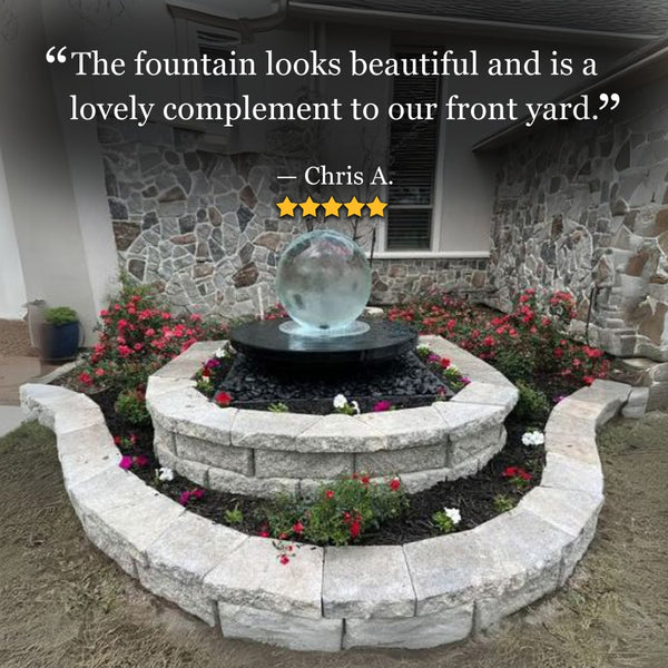 Crystal Sphere Fountain Kit Review Img02