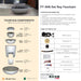 Complete overview of the Del Rey Fountain with dimensions, weights, pump kit parts, tools, and general info.