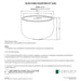 CAD drawing of the Echo Park Fountain with dimensions, weight, and manufacturer notes.