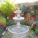 Florica Althum Pond Fountain in action in the backyard.