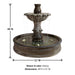 Laurus Pond Fountain with product details.