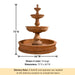 Montefalco Three Tier Pond Fountain with product details.