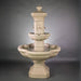 Monterosso Courtyard Fountain against gray background.