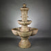 Ponticello Courtyard Fountain against gray background.