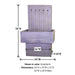Quintus Wall Fountain, Tall with product details.