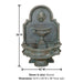 Rialto Lion Wall Fountain with product details.