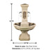 San Pietro Courtyard Fountain with product details.