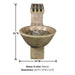 Trellis Fountain with product details.