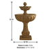 Valeria Two Tier Fountain with product details.