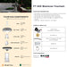 CAD drawing of the Westover Fountain with dimensions, weight, and manufacturer notes.